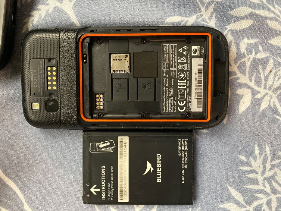 Bluebird terminal EF401 Mobile 4 bucăți+1 încărcător