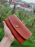 Portofel piele naturală, handmade