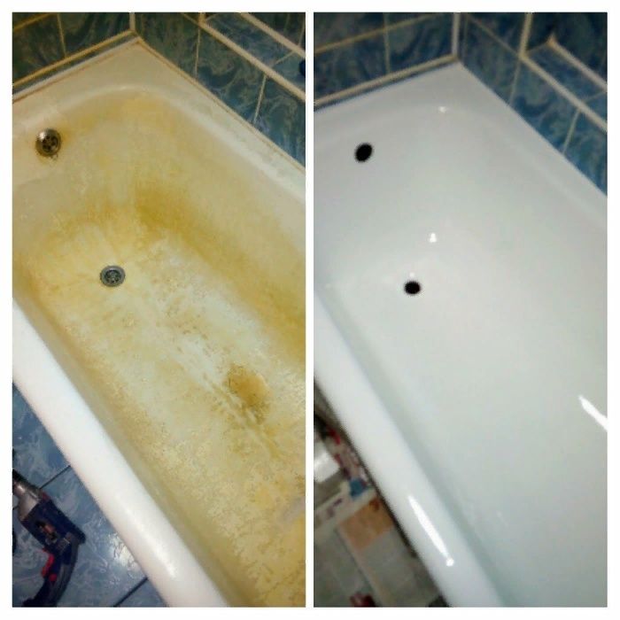 Реставрация ванн, наливным акрилом и эмалью!!!