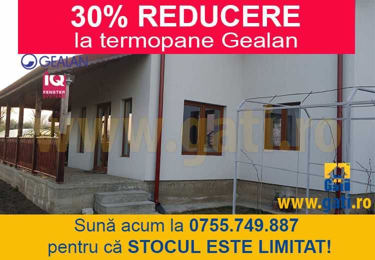 Termopane Gealan cu 30% Reducere în CONȚEȘTI. Solicită GRATUIT ofertă