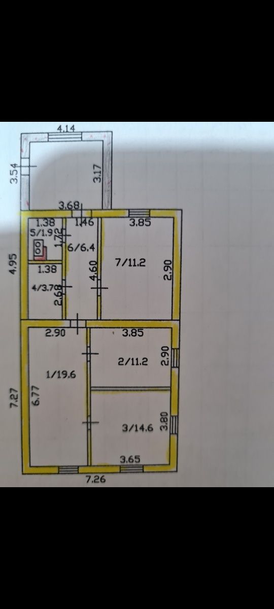 Продам дом.поселок Восход район таймас  улица Заливная 42