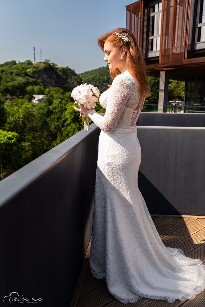 Rochie de mireasa eleganta, stil sirena