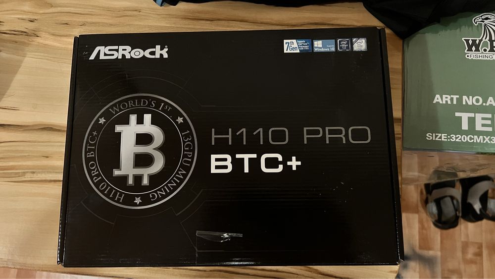 Материнская плата ASRock H110 PRO BTC+