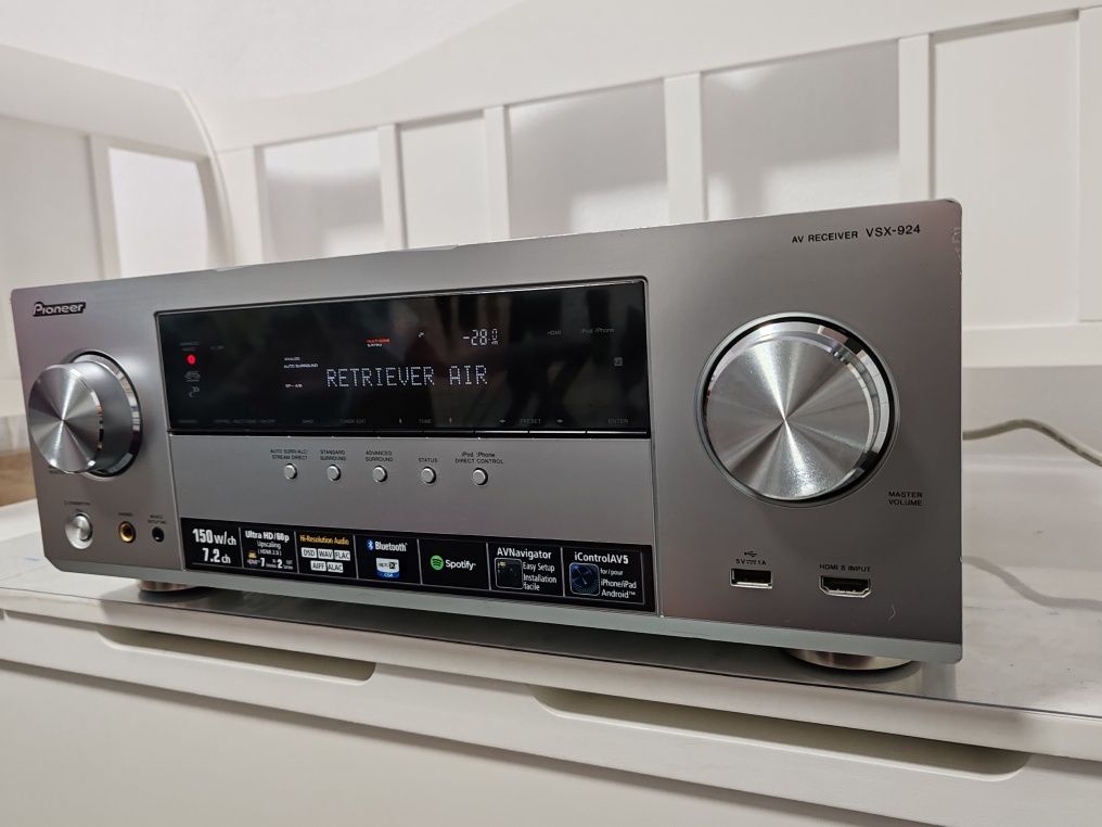 Amplificator receiver Pioneer vsx 924, Bluetooth, Wi-Fi, Spotify