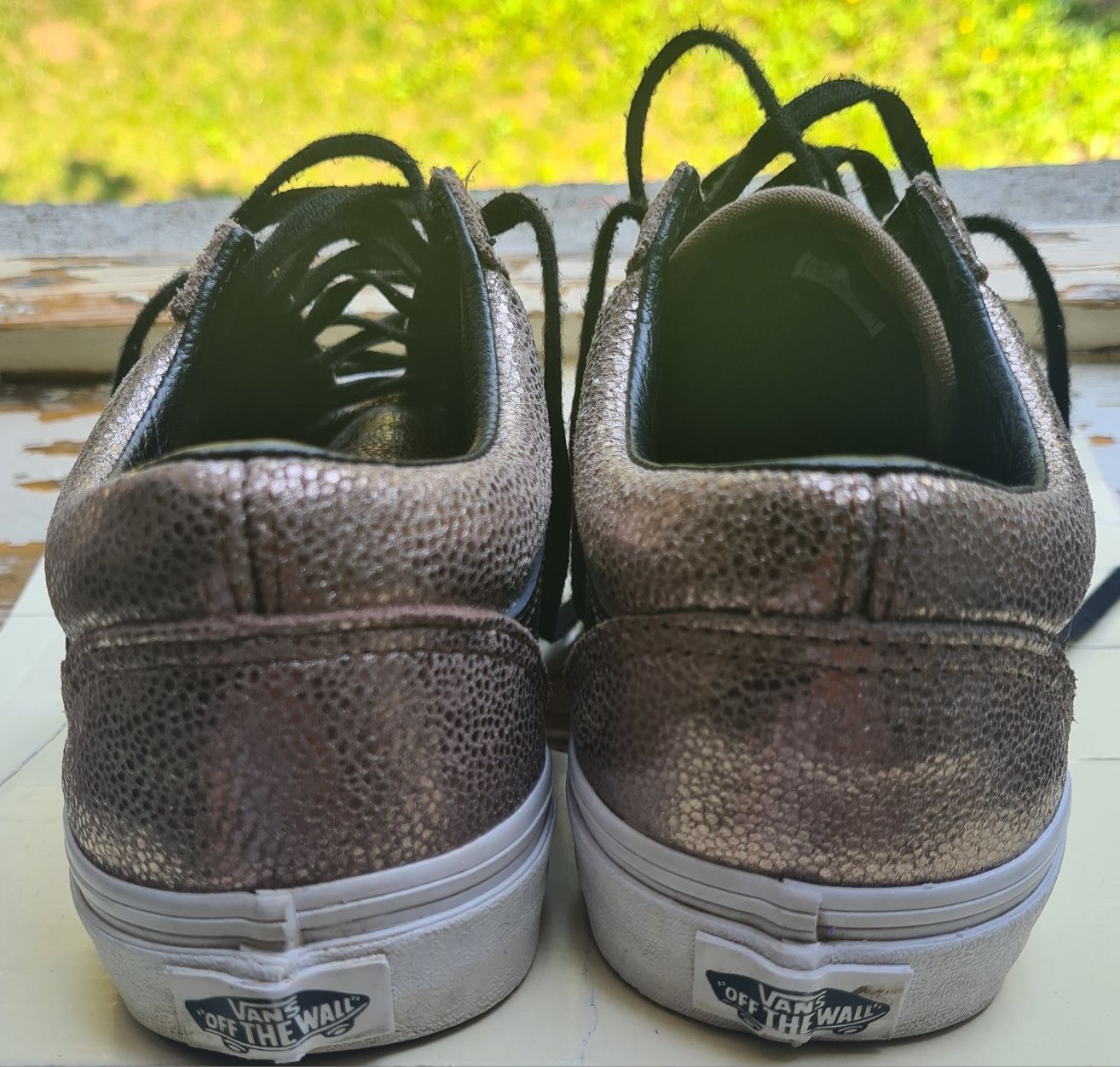 Vans Off the wall, piele naturală, nr. 38,5 în stare impecabilă