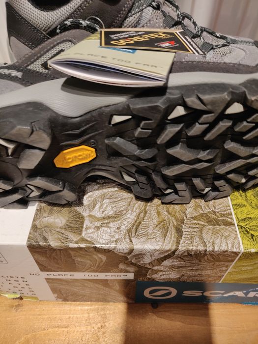 Pantofi de drumeție Scarpa Gore-Tex – noi, mărimea 36, talpă Vibram