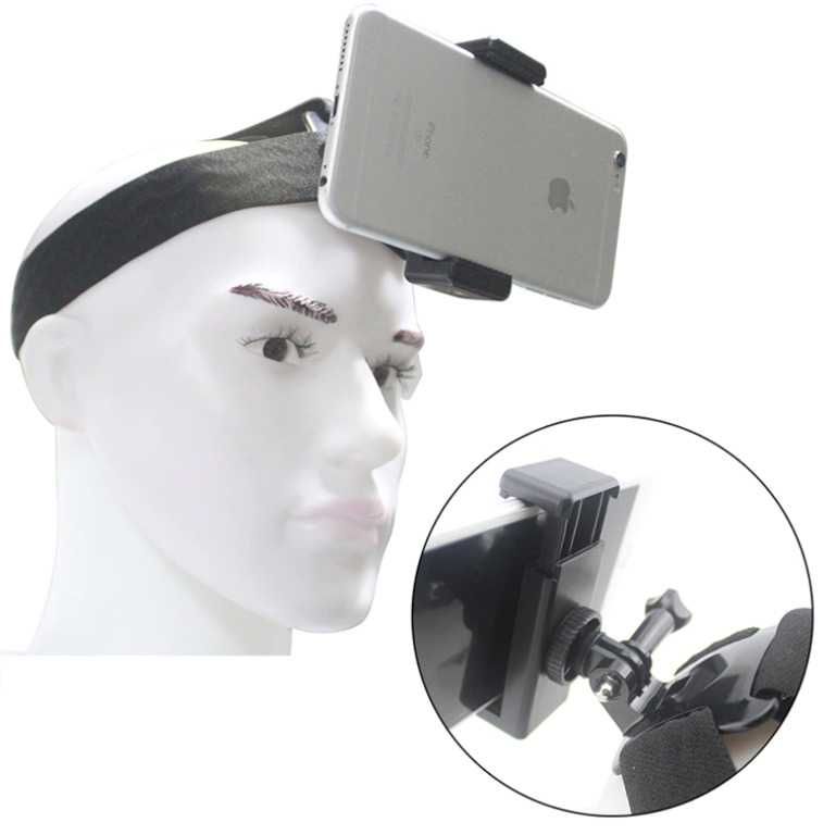 Крепление на голову / шлем для смартфона и камер GoPro, SJCAM и др.