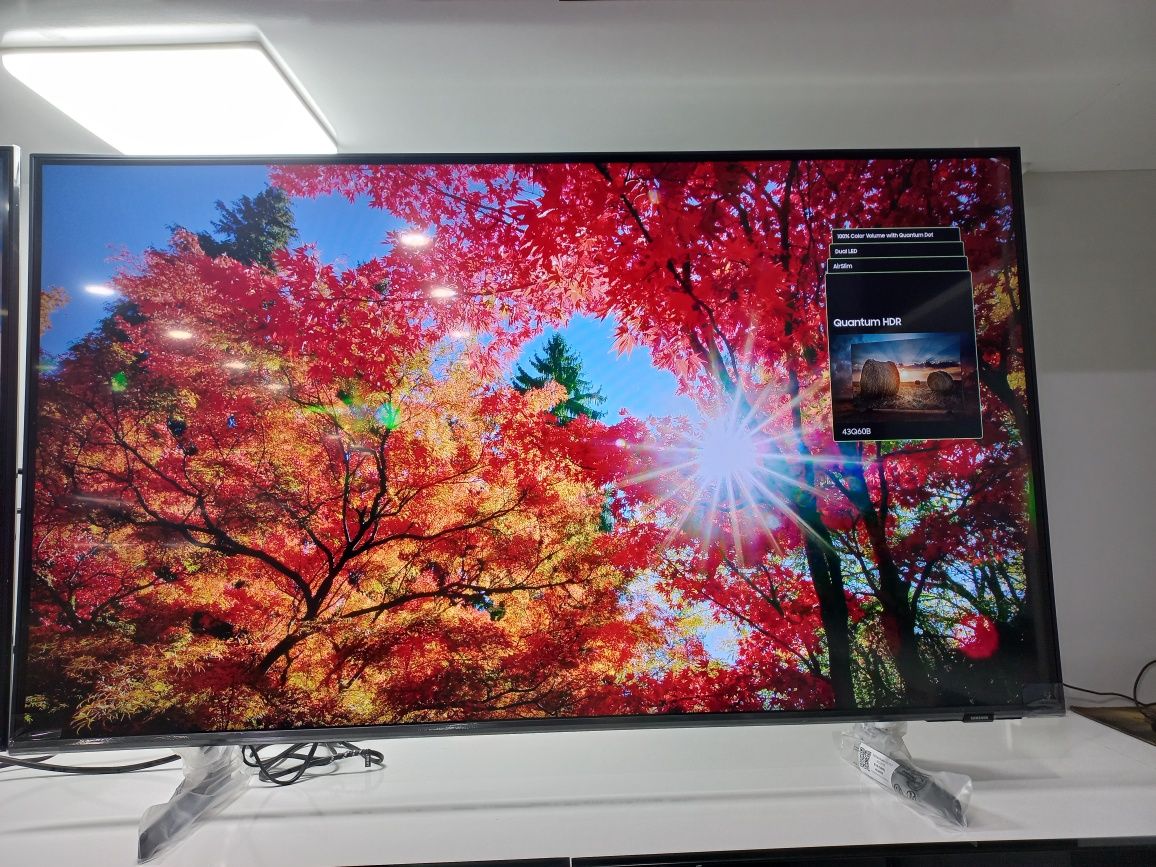 Телевизор Samsung QLED QE-43Q60C 43"New 2023 2 года гарантии