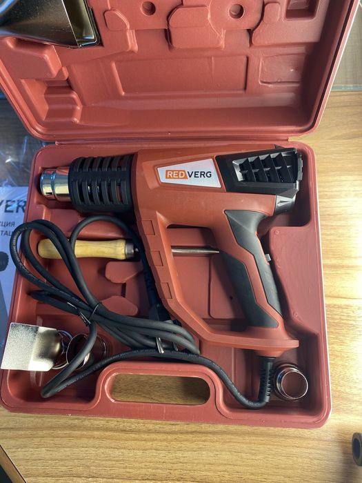 Строительный фен Redverg новый