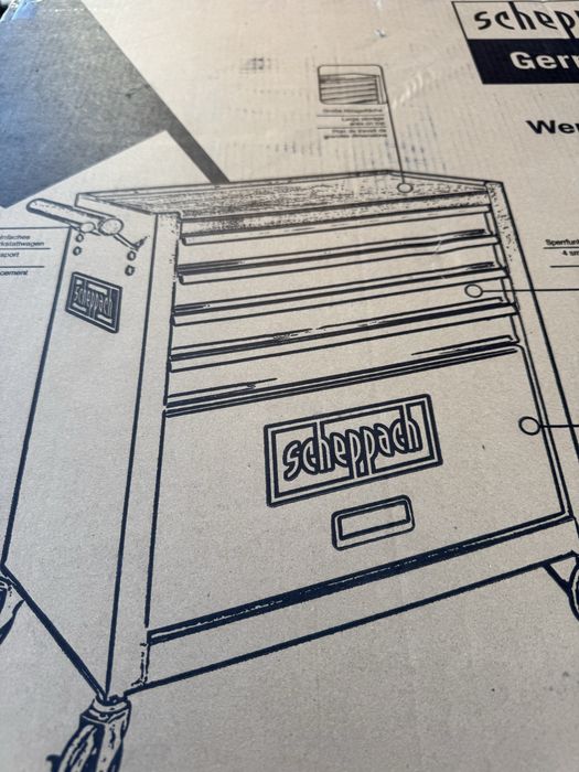 Carucior de atelier scheppach dulap pentru scule