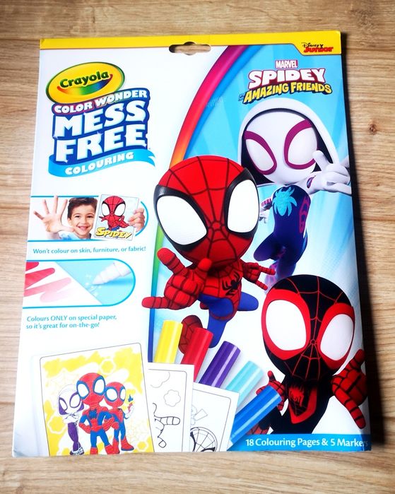 Crayola Color Wonder Mess Free  Coloring Marvel Spidey and His Amazing