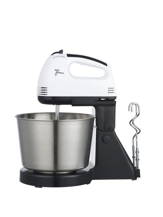 Мини миксер электрический, кухонный с насадками, 7 скоростей