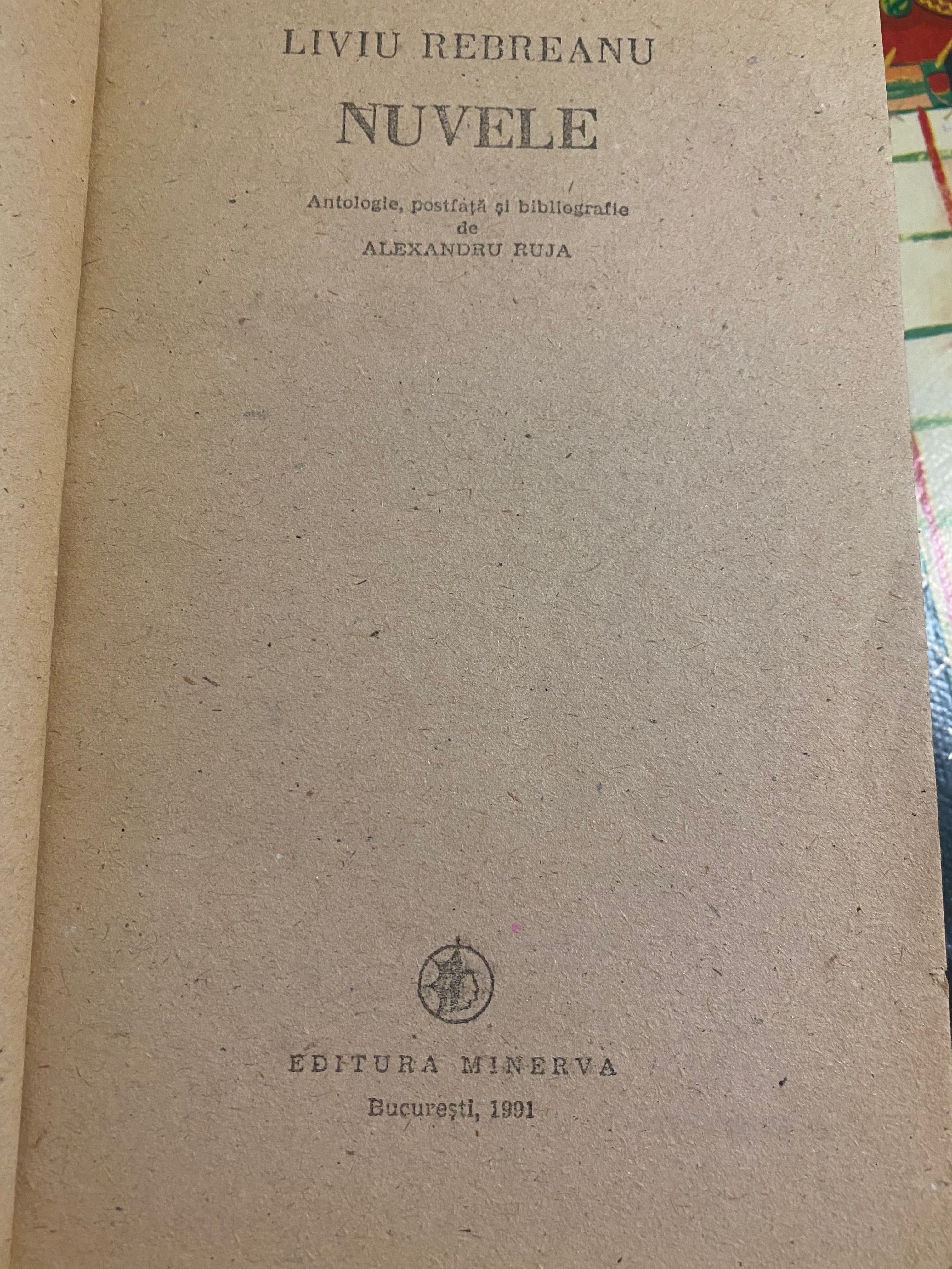 L.Rebreanu -Nuvele-București 1991.