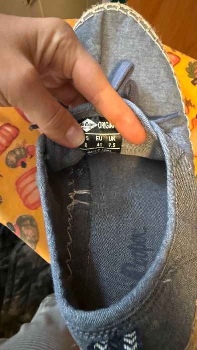 Lee Cooper , Удобни чехли, мокасини, размер 41-42 на крак 26,5 см