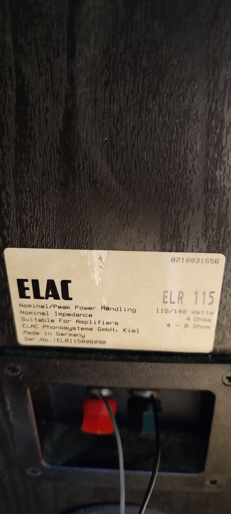 Boxe ELAC ELR 115