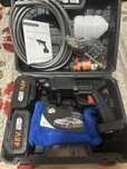 Pistol spălat portabil 48V cu acumulatori, accesorii și lavetă cadou