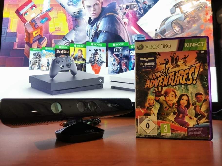 Kinect pentru Xbox 360 + Joc Adventure Kinect