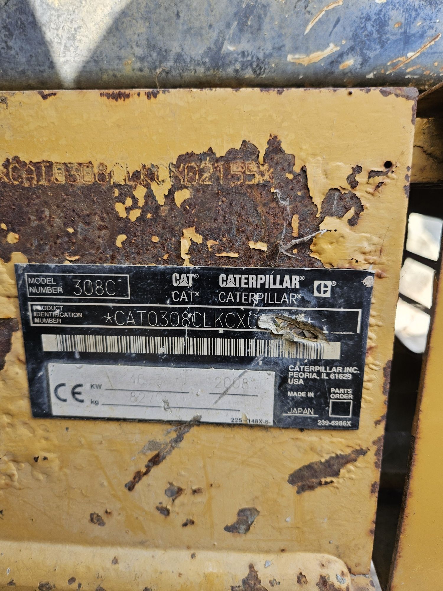 Excavator catarpilar