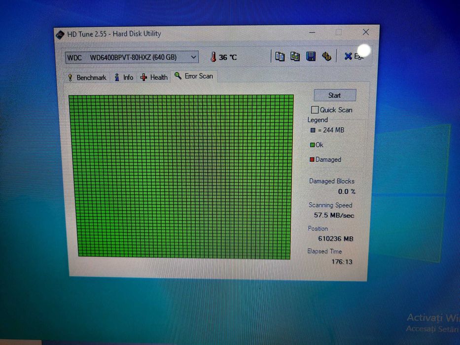 Hard laptop WD 640 GB SATA WD6400BPVT