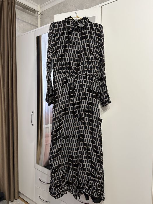 Шифоновое длинное платье