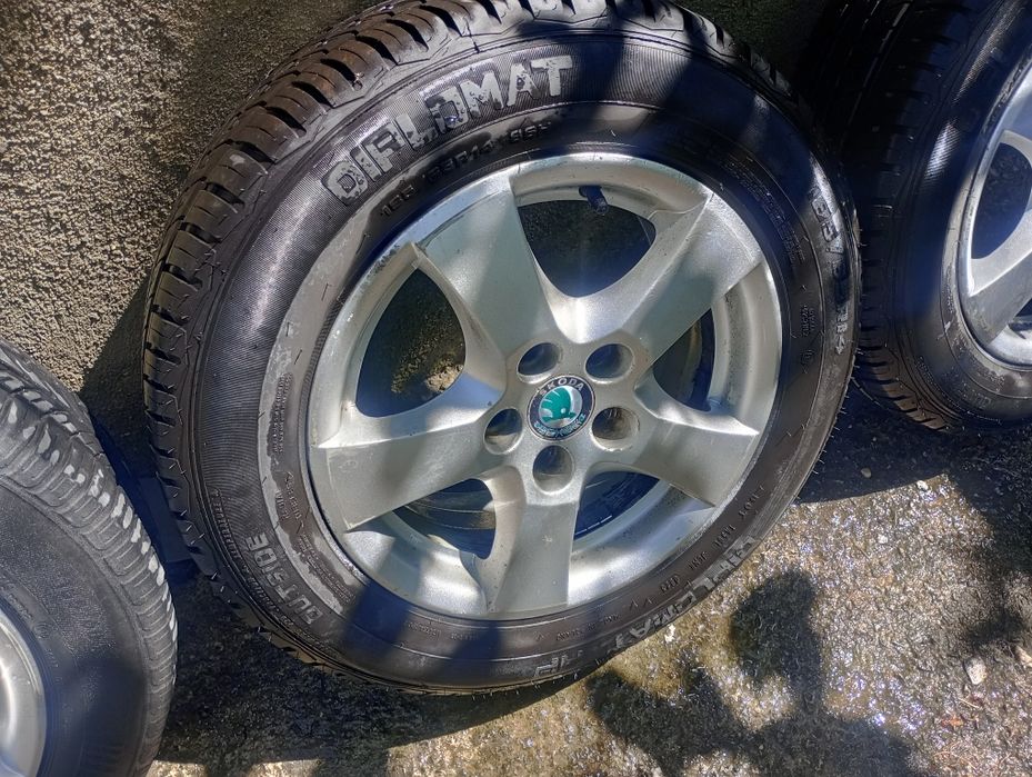 Джанти за шкода 5×100 R14 с нови гуми