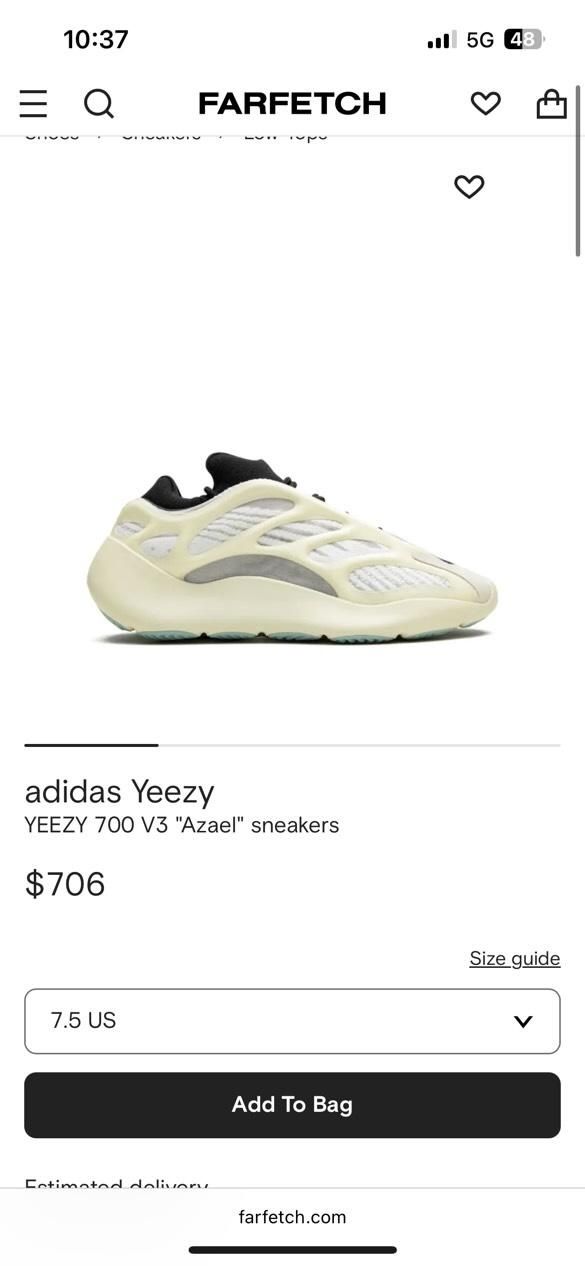Adidas Yezzy 700 V3 Azael