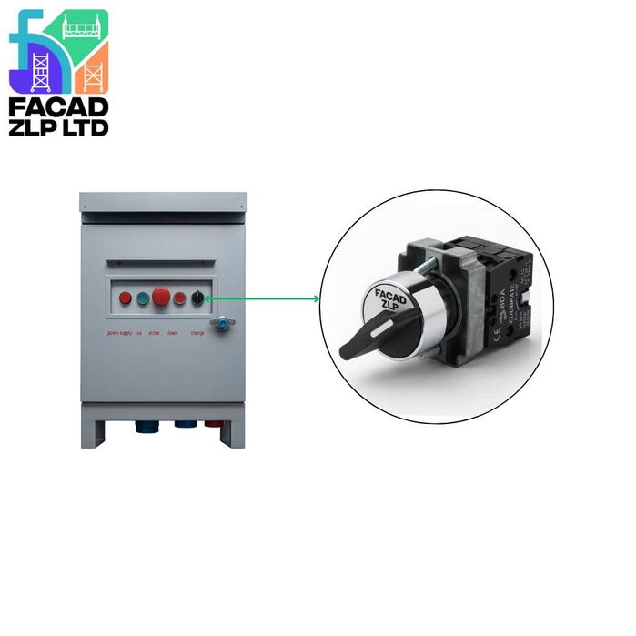 Поворотный переключатель вкл/выкл для щита фасадной люльки ZLP-630