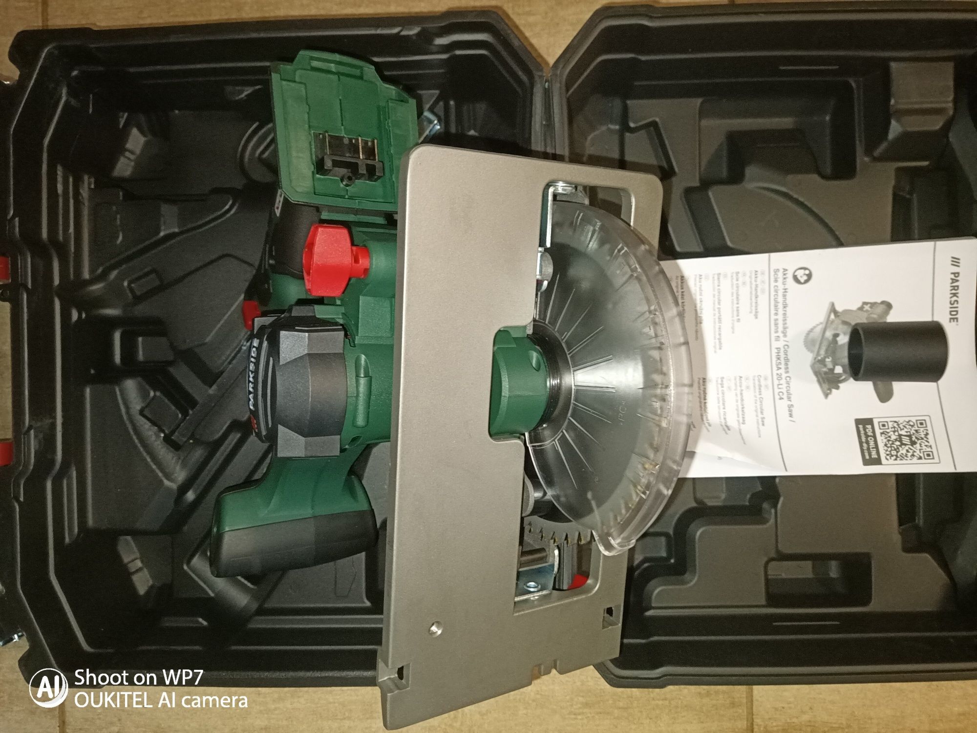 Parkside ferastrau circular C4 fierastrau cu disc bateri 20V 8A 4A 12A