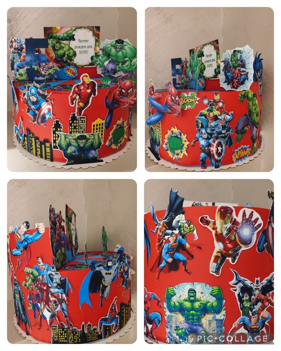 Картонена торта за Рожден ден