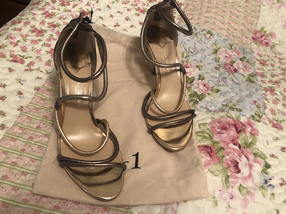 Sandale elegante,piele THE SELLER, mar. 38,5 !