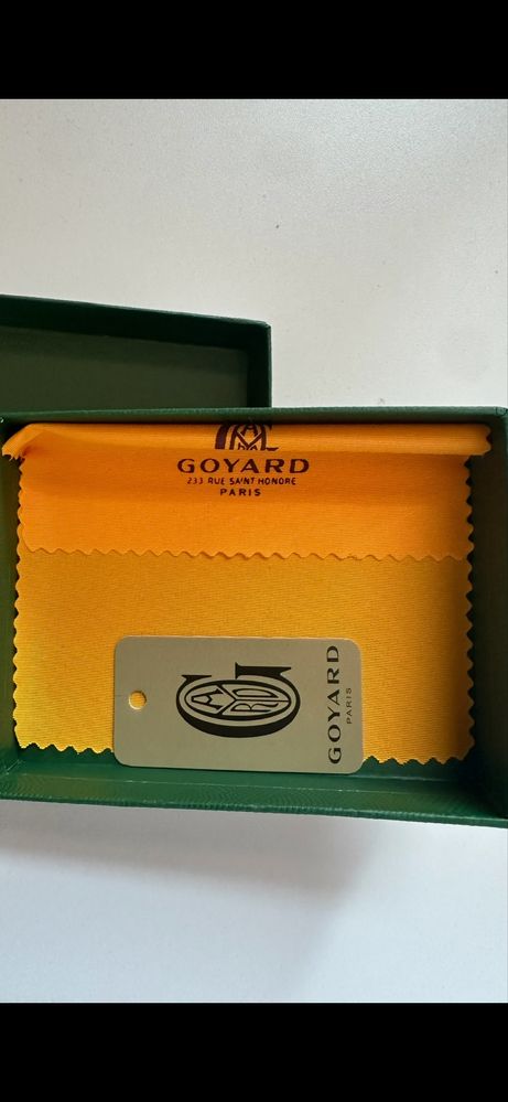 Goyard бял портфейл