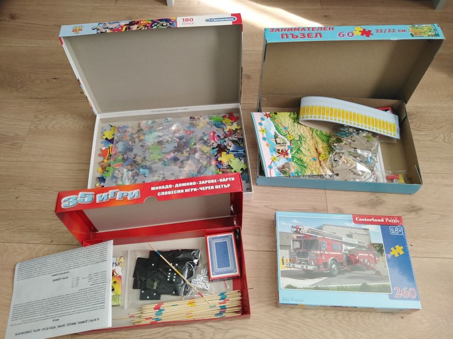 2 образователни игри+2 пъзела