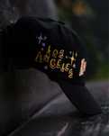 Cap snapback sapca hat LA Lakers NBA Mitchell & Ness cotton black