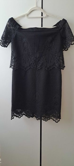 Дамска рокля рязана дантела