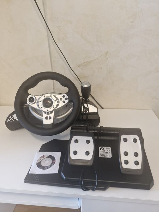 Volan Cu Pedale Rs700, Ps4/ps3/xbox One, Usb, Negru-argintiu
