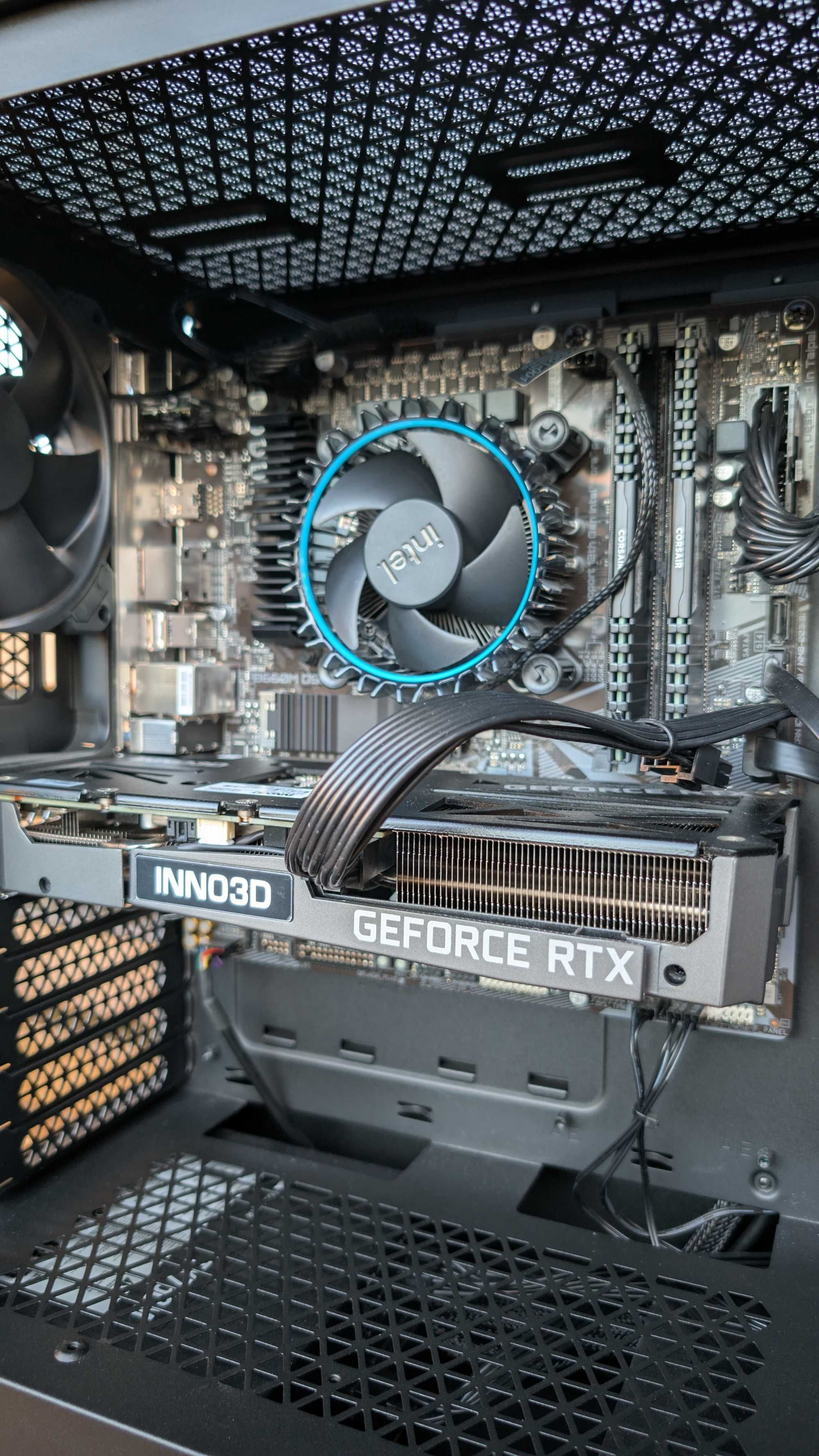PC i5-12400F + RTX 3060 Ti, 32 GB, 1 TB SSD, sub 300 h rulaj