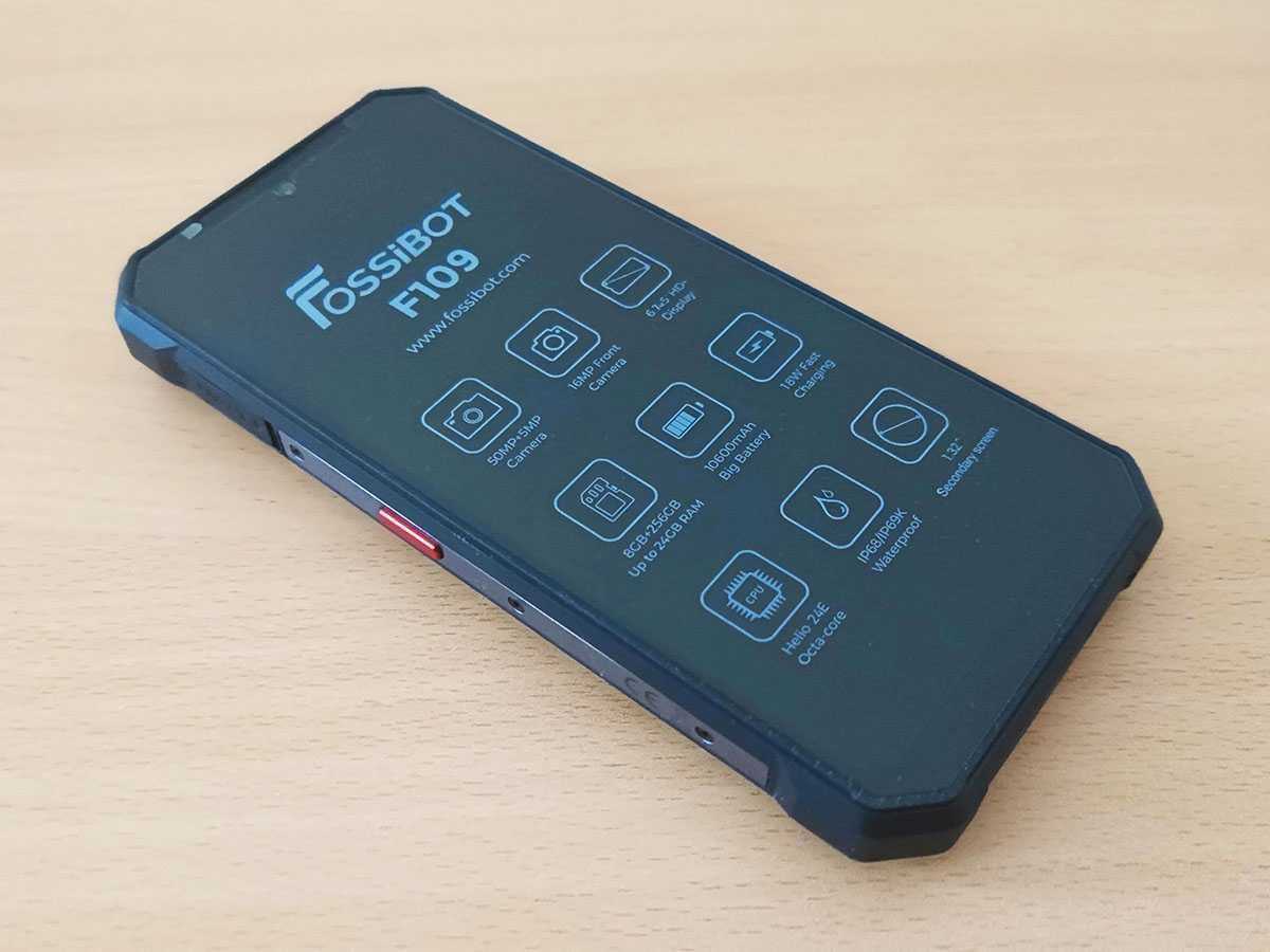 Нов Fossibot F109, 5G, удароустойчив, 10600mah, 256гб, Dimensity 6300