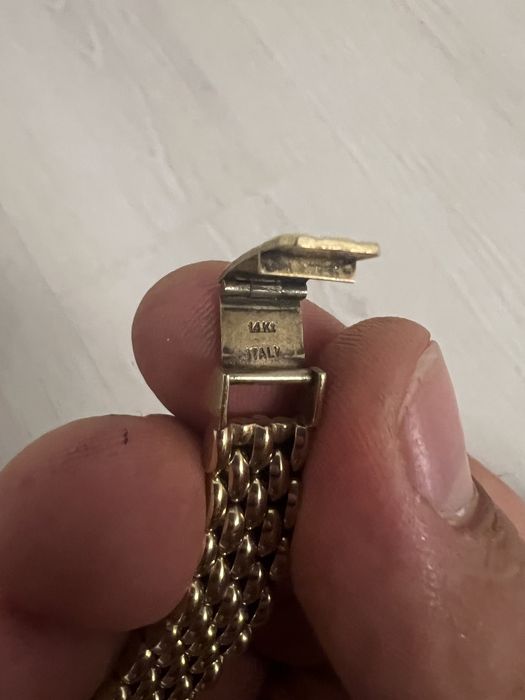 Ceas dama aur 14k Geneve Italy quartz Persoana Fizica