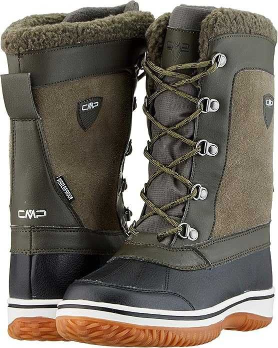 CMP - детски зимни ботуши 34 номер с подплата и естествена кожа - НОВИ