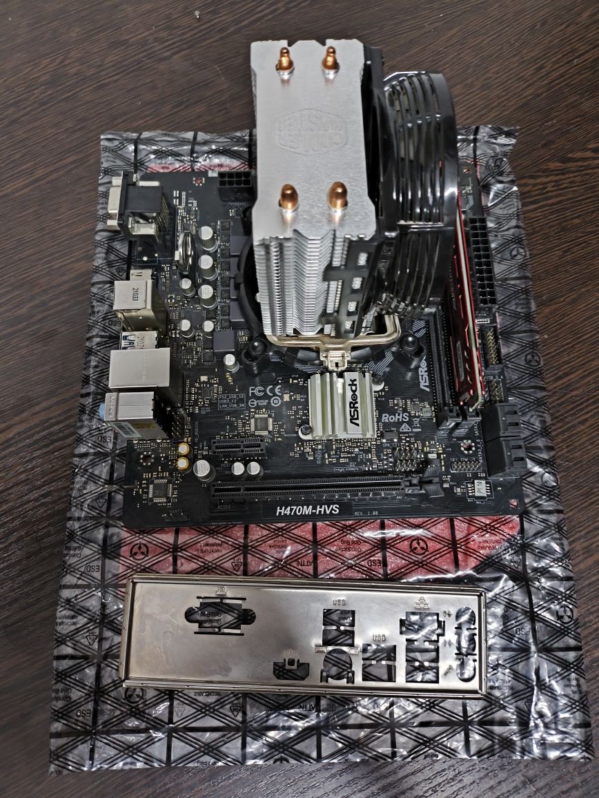 Asrock H470+i5 10400F+16Gb
