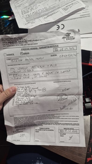 Vand Leptop Gaming Lenovo  Legion Y520