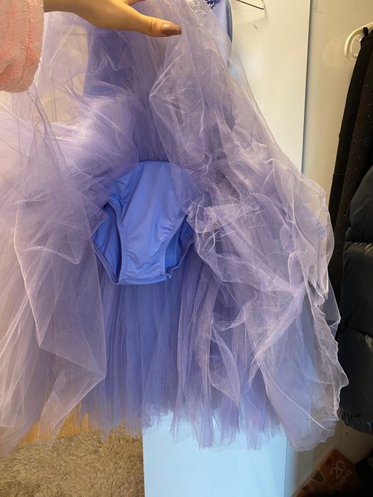 Балетна лилава рокля