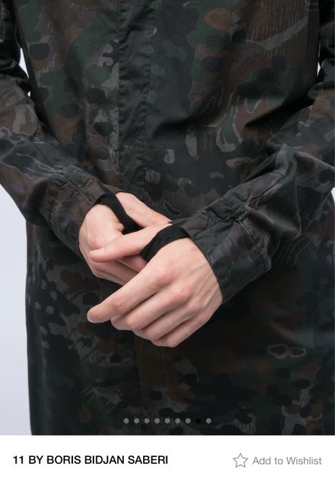 Boris Bidjan Saberi -дълго яке