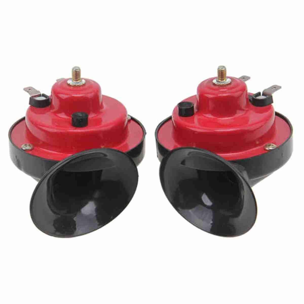 сирена тип охлюв seger electric horn 12v/24v, 410 hz нисък и 510 ...