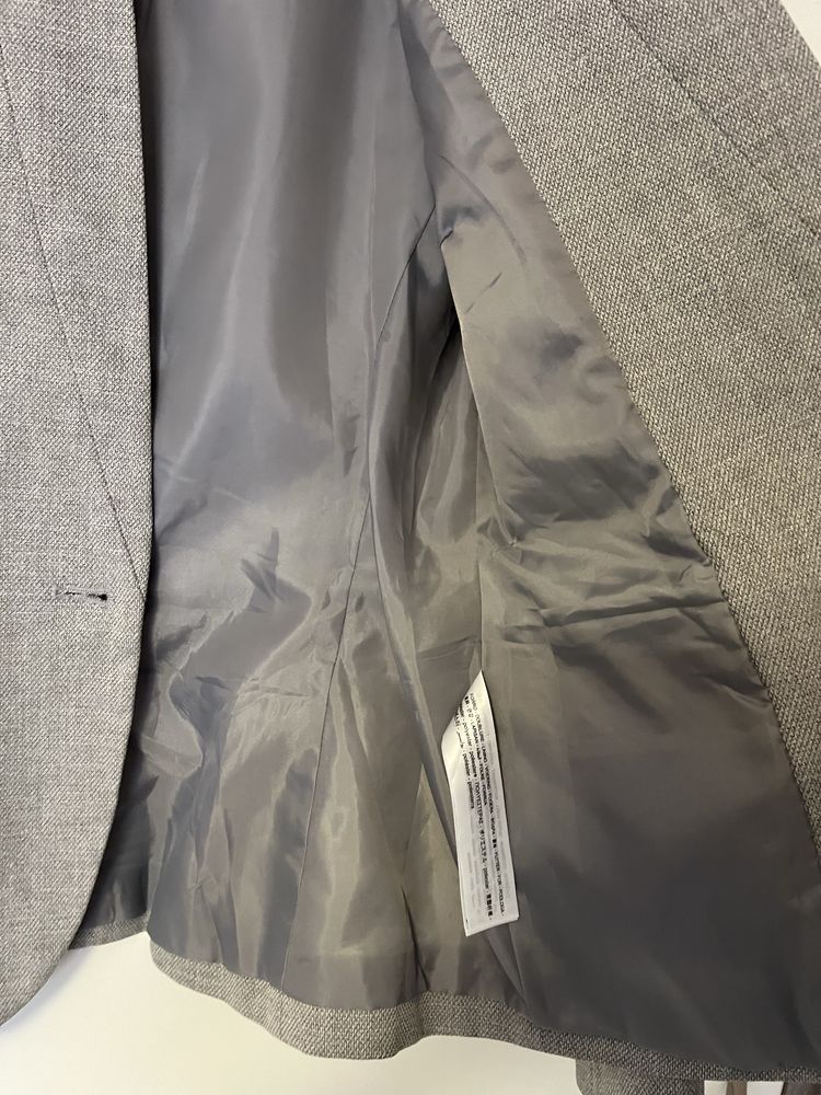 Сиво вталено сако Zara XS