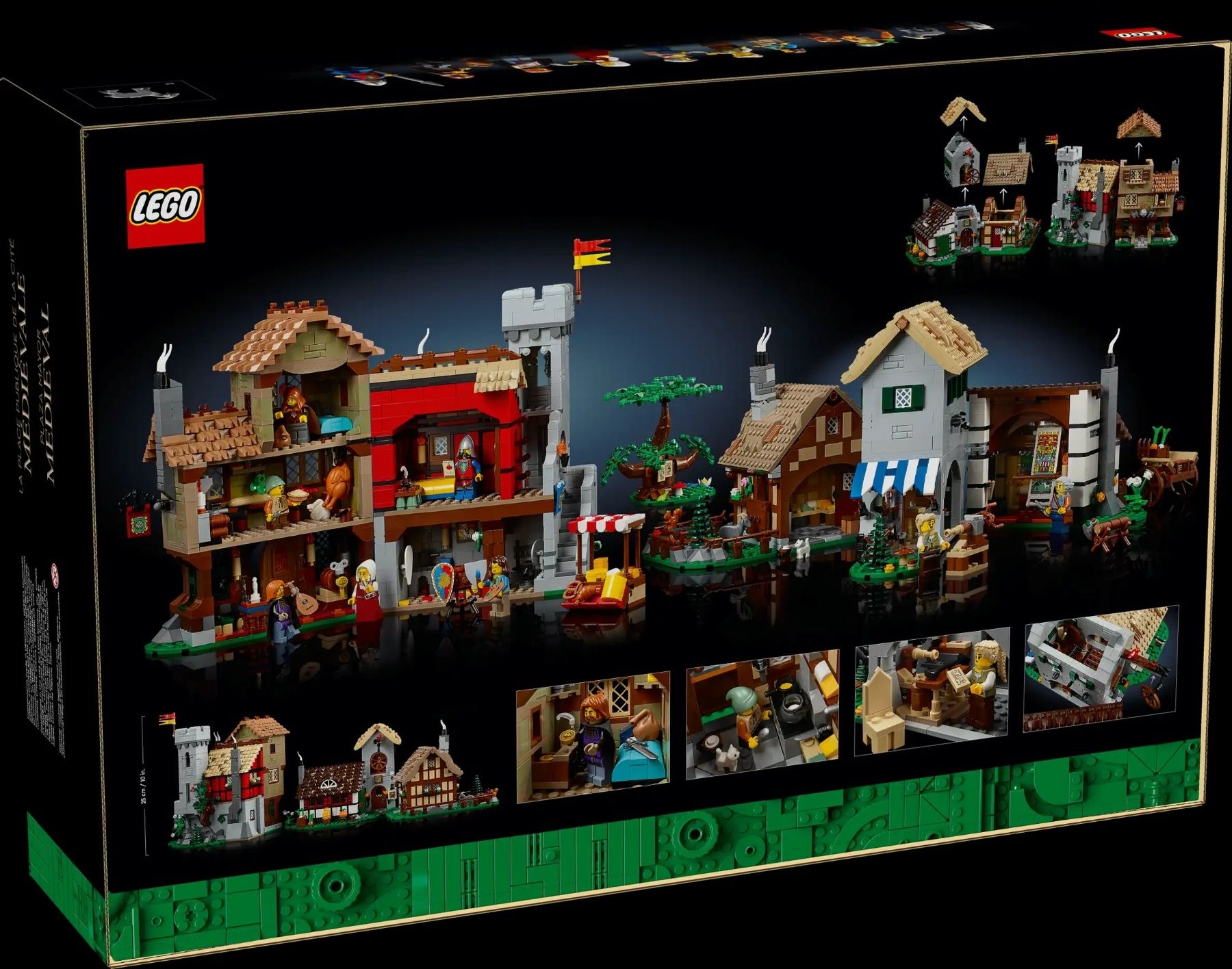 Lego 10332 Средновековен градски площад Medieval Town Square