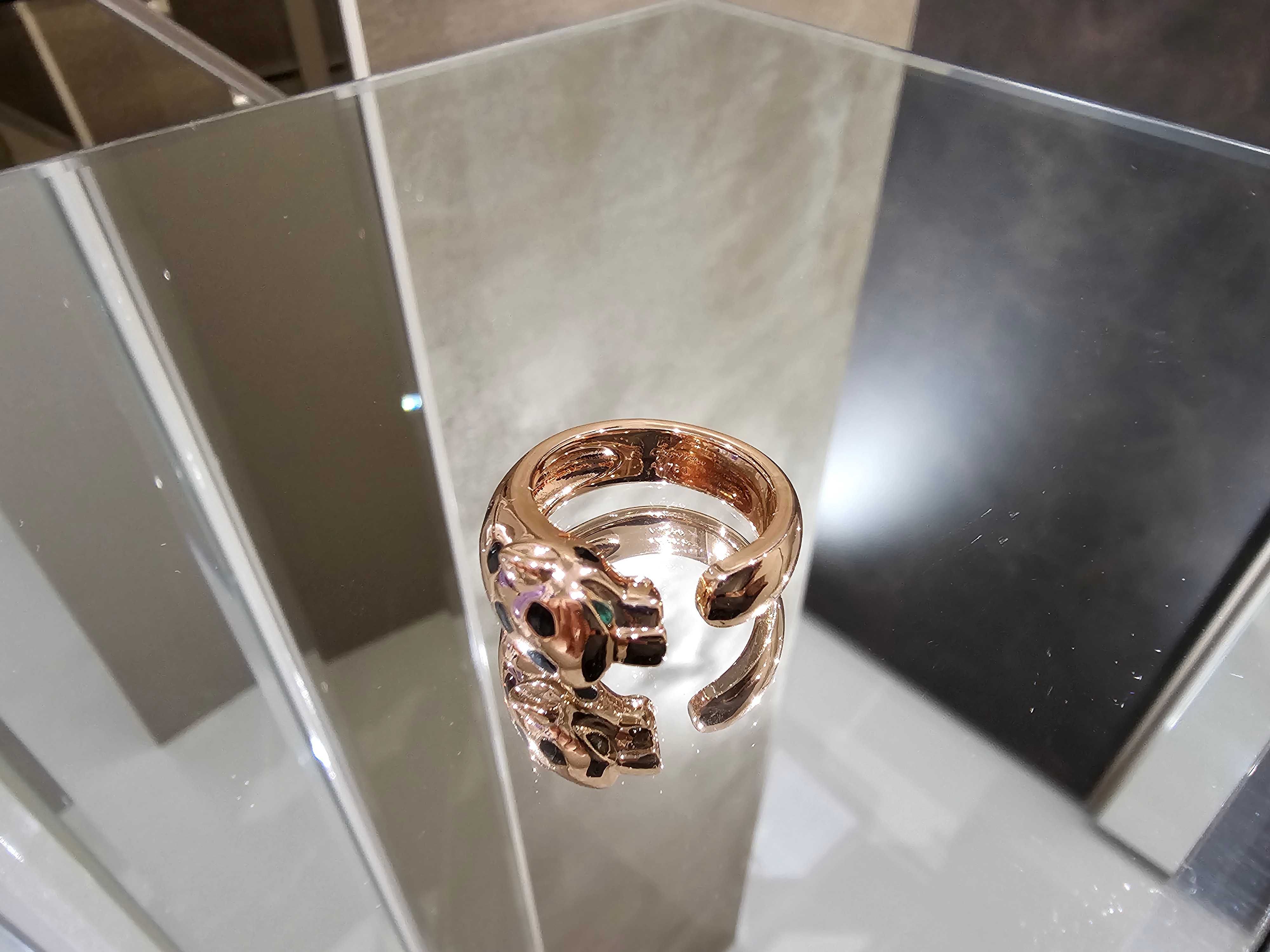 CARTIER Panthere de Cartier Rose Gold Black Дамски Пръстен