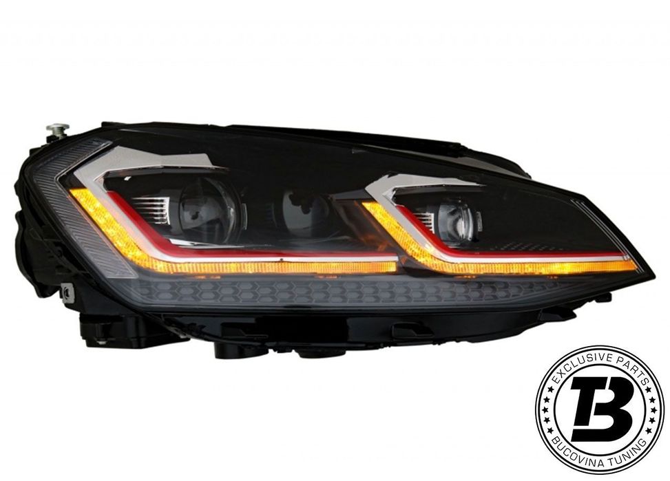 Faruri LED compatibile cu VW Golf 7 VII G7.5 Design