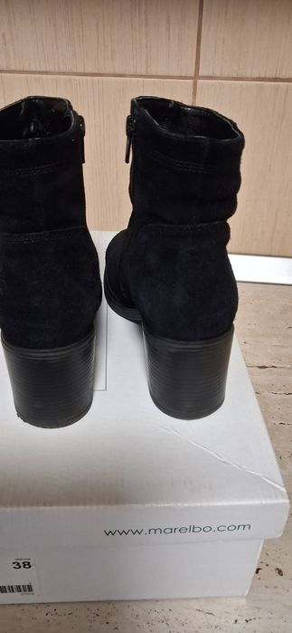 Ghete cu toc piele marimea 35