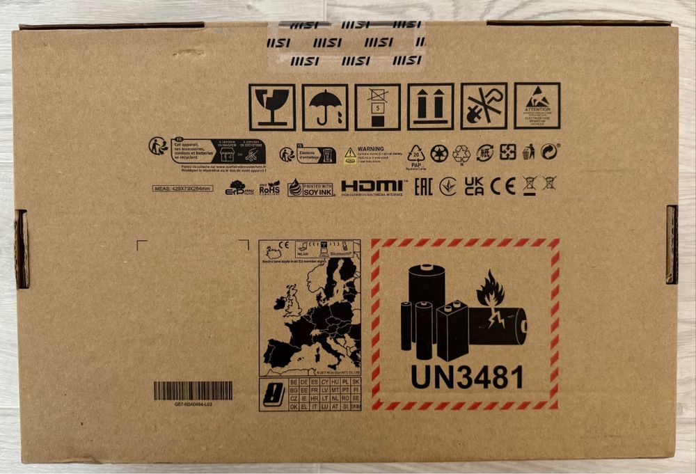 Laptop MSI Modern 14 C12M-073IT LCD 14” I7 16GB 512GB Win 11 Nou
